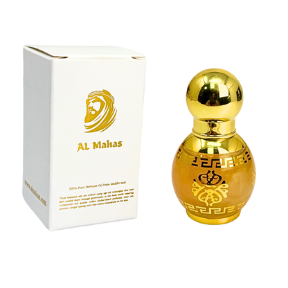 Golden Sand – 10ML Roll-On Perfume Oil Unisex| AL Mahas Perfumes | Sweet & Fruity Oriental Fragrance with Tangerine, Peach, Vanilla, Musk & Amber | Alcohol-Free