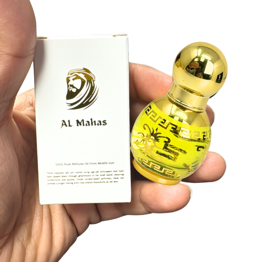Missu Aura – 10ML Roll-On Perfume Oil Unisex | AL Mahas Perfumes | Fresh Citrus & Aquatic Masculine Fragrance with Yuzu, Lemon, Bergamot, Blue Lotus, Musk & Cedar | Alcohol-Free