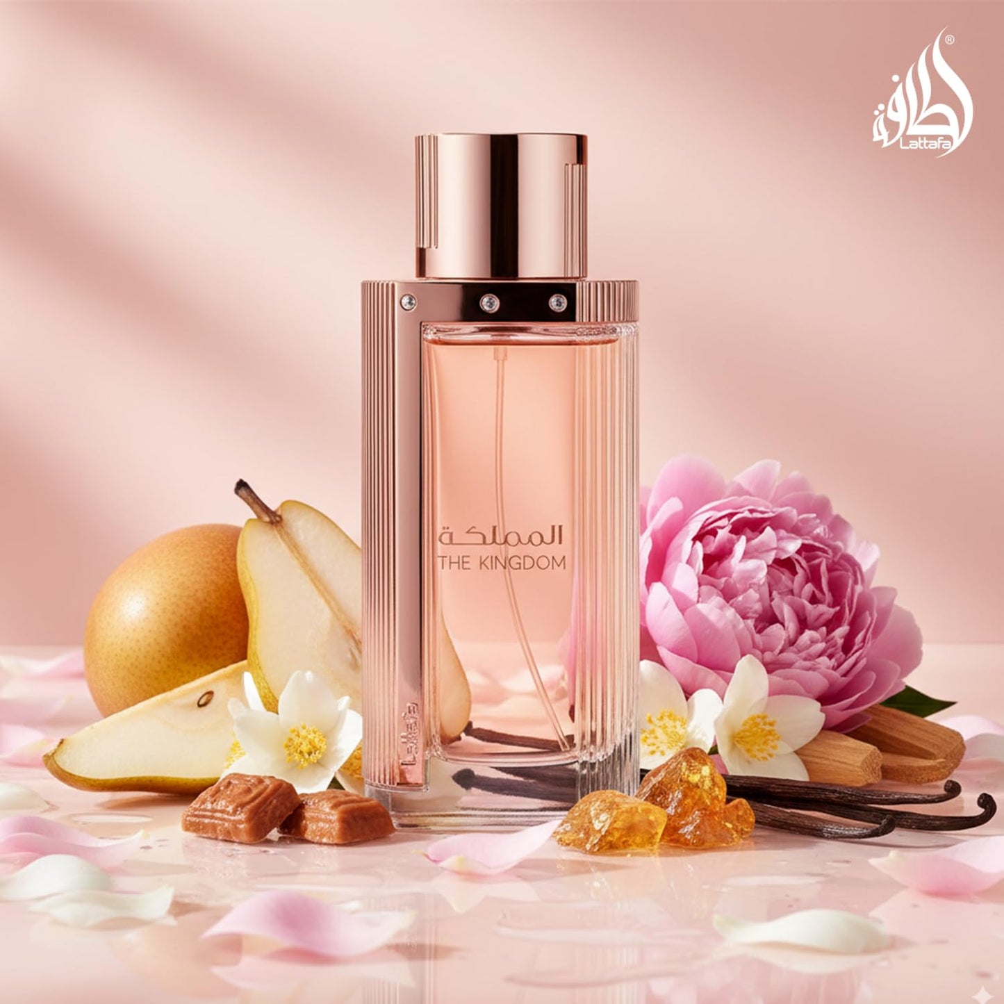 Lattafa The Kingdom Eau De Parfum Spray for Women, 3.4 Ounce