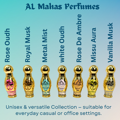Golden Sand – 10ML Roll-On Perfume Oil Unisex| AL Mahas Perfumes | Sweet & Fruity Oriental Fragrance with Tangerine, Peach, Vanilla, Musk & Amber | Alcohol-Free