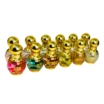 Kiki Bloom – Wholesale Pack - (10ML x 12 units) Roll-On Perfume Oil for Women | AL Mahas Perfumes | Sweet & Floral Fruity Fragrance with Passionfruit, Mandarin, Jasmine, Vanilla & Musk | Alcohol-Free