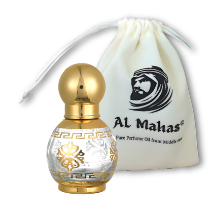 Arabian Rose – 10ML Roll-On Perfume Oil for Women | AL Mahas Perfumes | Floral & Fruity Fragrance with Peach, Blackberry, Taif Rose, Ylang-Ylang, Amber & Sandalwood | Alcohol-Free