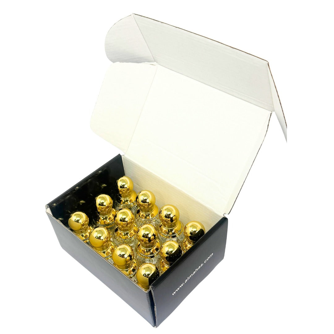 Desired – Wholesale Pack - (10ML x 12 units) Roll-On Perfume Oil for Men | AL Mahas Perfumes | Woody Aromatic Fragrance with Sandalwood, Cedarwood, Vetiver, Citrus & Herbs | Alcohol-Free